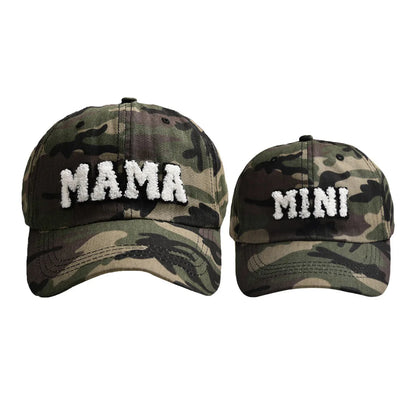 New Cool Mama Mini Women Children Kids Cap Sets Spring Summer Outdoor Lady Female Boy Girls Baseball Cap For Women