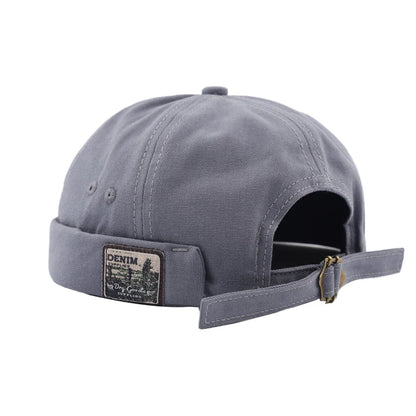 Unisex Cotton Brimless Docker Cap – Retro Skullcap Street Hip Hop Summer Hat