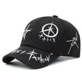 Unisex Letter Pattern Printing Snapback Baseball Caps Spring and Autumn Outdoor Adjustable Casual Hats Sunscreen Hat