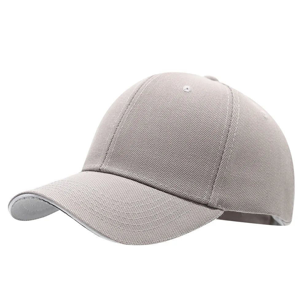 6-panel Baseball Cap Classic Unisex Snapback Hat For Men Women Dad Hat With Sandwich Brim Casual Hip Hop Street Solid Color Cap