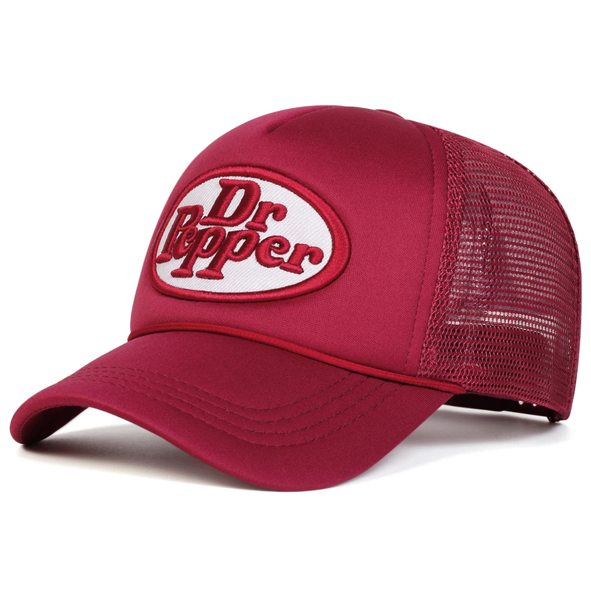 Unisex Dr Prpper Letter Embroidery Baseball Net Caps Spring and Summer Outdoor Adjustable Casual Hats Hip Hop Hat Sunscreen Hat
