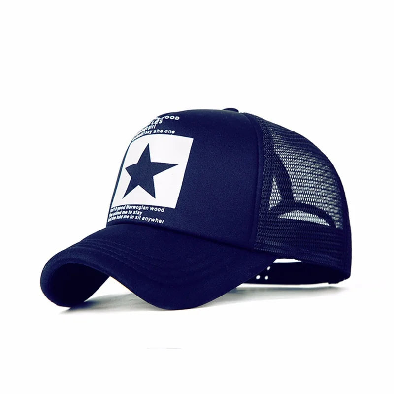 Unisex Mesh Trucker Baseball Cap – Snapback Hip Hop Summer Outdoor Casual Sun Hat