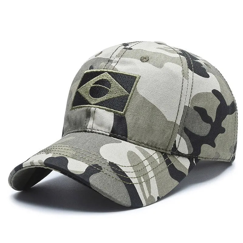Men’s Camouflage Baseball Cap Brazilian Style Casual Outdoor Sun Protection Hat
