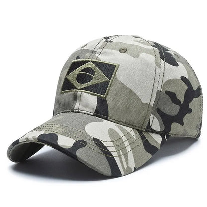 Men’s Camouflage Baseball Cap Brazilian Style Casual Outdoor Sun Protection Hat