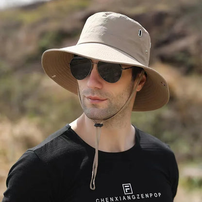 Waterproof Bucket Hat – UV Protection Breathable Outdoor Cap for Men & Women