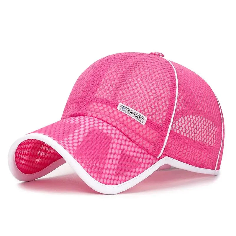 Kids Mesh Baseball Cap – Breathable Summer Sun Hat for Boys & Girls Outdoor Sports