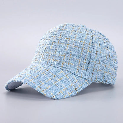 Plaid Baseball Cap - Lightweight, Adjustable, and Breathable for Autumn/Winter Outdoor Activities