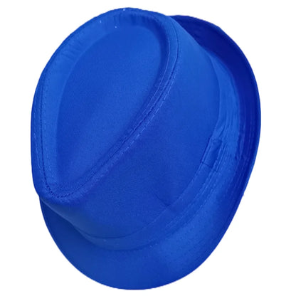 Summer Solid Bright Color Sun Hat British Jazz Hat Top Hat Men's Top Hat Winter Middle-aged and Elderly Jazz Warm Hat Fedora Hat