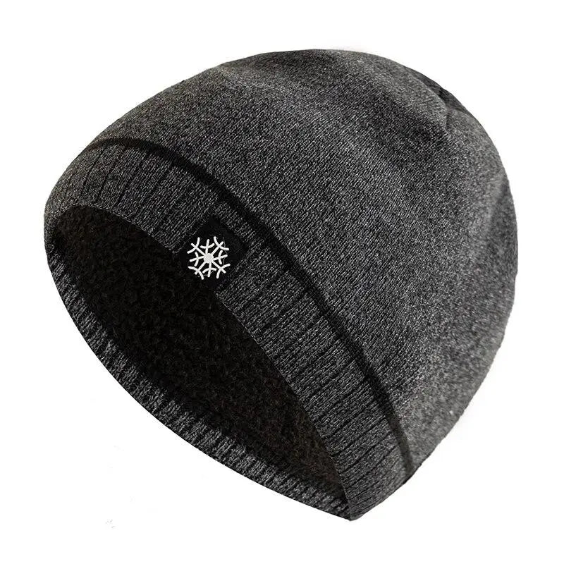 Hot Sale Winter Hats Outdoor Men Warm Ski Beanie Cap Casual Snow Label Decor Winter Luxury Knitted Hats