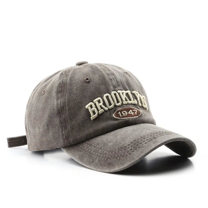 1/6PCS/Set Embroidered Baseball Cap For Women Men New Spring Summer Sunhat Retro Washable Sport Snapback Cap Hip Hop Fishing Hat