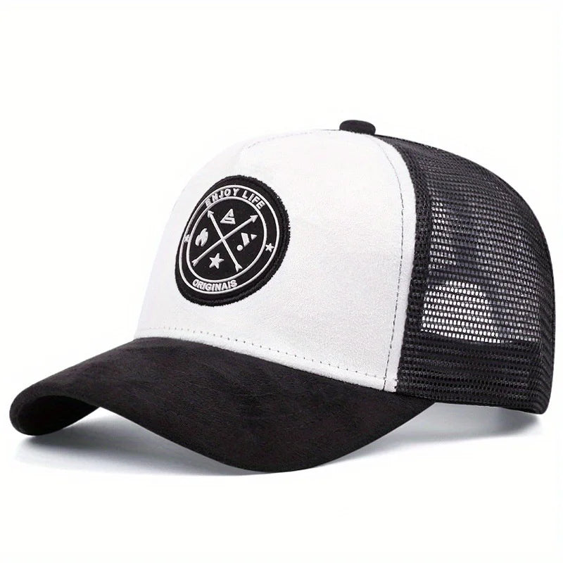 Unisex Mesh Baseball Cap Summer Outdoor Sports Adjustable Trucker Caps Fashion Curved Dad Cap Men Women Casual Breathable Sunhat
