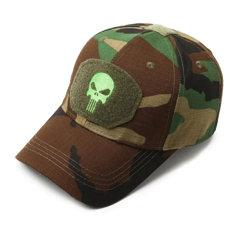Men’s Camo Baseball Cap – Korean Style Outdoor Sun Hat for Spring & Autumn